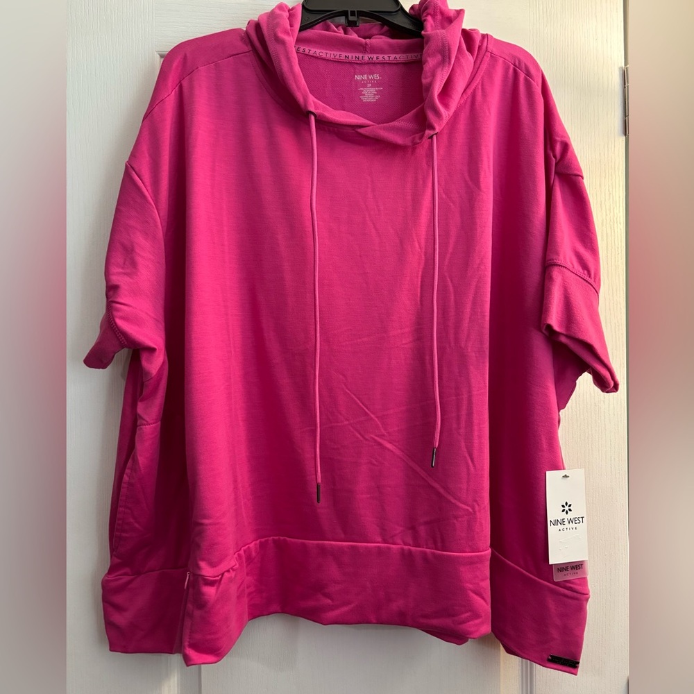 Nine West Active Pink Women's Top Sz 3X NWT